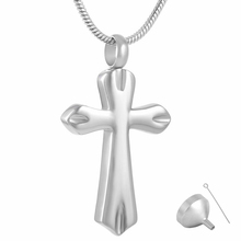 MJD9154 Cross Urn Necklace for Ashes Cremation Jewelry for Men Stainless Steel Ashes Locket Pendant Jewelry 2024 - buy cheap