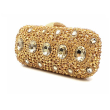 Women Clutch Bags Beaded Evening Bags Pearl Diamonds Golden Handbags Wedding Bridesmaids Bridal Party Feast Bag With Chains 2024 - buy cheap