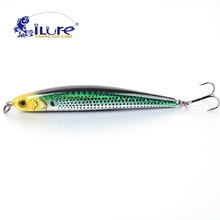 ilure Fishing hard Lure Bait 95mm/30g Threadfin Shad fish Bait ball Glass Pencil  hook VMC fishing tackle jerkbait 2024 - buy cheap