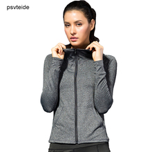 psvteide Women Running Sweater Coat Sports Jogging Training Sweatshirt Fitting Fitness Clothes Gym Long Sleeve Jacket sportwear 2024 - buy cheap