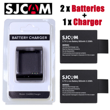 Baterías SJCAM sj4000 + cargador para SJCAM sj4000 sj5000 sj6000 sj7000 sj8000 WIFI Cámara M10, 2 uds., Envío Gratis 2024 - compra barato