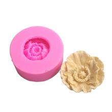 Blooming 3D Flower Soap Mold Silicone Mould Handmade Soap Mold Candle Mold Crafts DIY Gifts Supply Fondant Mold Cake Decor 2024 - buy cheap