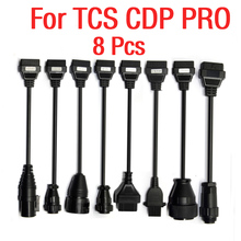 Cables de diagnóstico para camiones Tcs CDP Pro OBD2 OBDII, herramienta de diagnóstico de camiones, cable de conexión, 8 Uds. 2024 - compra barato