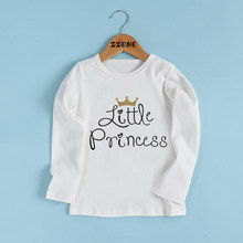 Boys/Girls Daddy's Little Princess Letter Print T shirt Kids Casual Funny Clothes Baby Summer Long Sleeve T-shirt,LKP5236 2024 - buy cheap