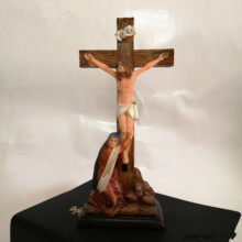 Estatua de resina para regalo de Navidad, estatua de madrina, Jesús, objeto religioso 2024 - compra barato