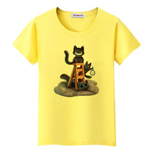 BGtomato Evil smile cat tshirt new arrival popular style fashion cat tops super cool summer t-shirt original brand fashion shirt 2024 - buy cheap