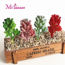 1pc artificial succulent landscape decoration flower mini Artificial plant succulent garden arrangement cactus decorative bonsai 2024 - buy cheap