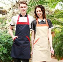 Superior quality Kitchen Cooker Chefs Apron Pinafore Front Pocket Oilproof Home Craft Baking Apron Women Men Kitchen supplies 2024 - buy cheap