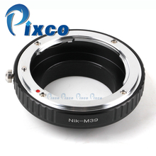 Pixco lens adapter Nik-M39 suit for Nikon F Lens to  Leica M39 Mount Camera 2024 - buy cheap