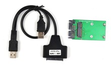 Переходная карта Mini PCIe mSATA 3x5 SSD на micro SATA 1,8 дюйма + USB micro SATA кабель 7 + 9PIN 13PIN USB на SSD USB на MINI PCIE 2024 - купить недорого