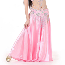 Belly Dance Skirts Women Floor-Length Double Slits 17 Color Belly Dance Costume Skirt Oriental Costume Skirt (Without Belt) 2024 - buy cheap