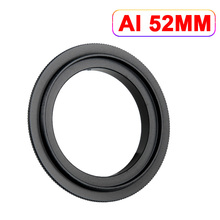 Lente Macro de cámara de aluminio, adaptador de anillo inverso para Nikon AI de 49mm, 52mm, 55mm, 58mm, 62mm, 67mm, 72mm y 77mm, montaje de rosca, 10 Uds. 2024 - compra barato