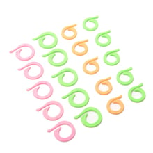 Colorful Plastic Knitting Stitch Marker Sewing Counting Circular Rings Crochet Needle Clips Craftwork Knitting Accessories Tools 2024 - buy cheap