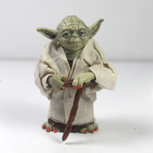 Figuras de acción de maestro Yoda para niños, juguetes coleccionables de PVC, modelo de 12cm, regalo de cumpleaños y Navidad 2024 - compra barato