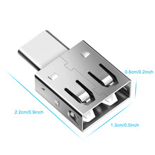 Адаптер Type-C USB2.0 OTG Type C конвертер для Macbook Xiaomi Mi Mix Letv LeEco Le X720 JLRJ88 2024 - купить недорого