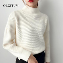 Woman Sweater Long Sleeve Warm Sweaters High Quality Turtleneck Sweater Women Top 2020  Fashion Knitted Pullover 2024 - buy cheap