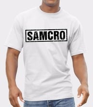 Samcro Logo T-Shirt Men Novelty Men for Fashion Street Wear Printed Short Sleeve Summer Men'S Funny Tops T Shirt 2024 - buy cheap