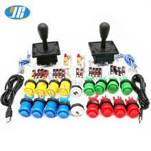 Diy Arcade Game Control Board Kit Bundle Set Including Happ Style Joystick Button Contoller Raspberry Pi/ PC USB Encoder Cable 2024 - buy cheap