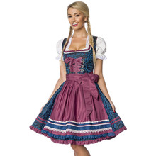 Adult Women Oktoberfest Costume Bavaria Beer Girl Heidi Dress Dirndl German Beer Maid Wench Fancy Dress Party Female Outfit 2024 - buy cheap