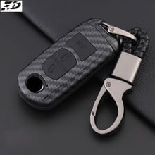 Carbon Fiber+Silicone Key Cover Case For Mazda Cx-5 Cx5 Mx5 Atenza Cx-7 Cx-9 Key Case For Car Interior Accessories 2024 - buy cheap