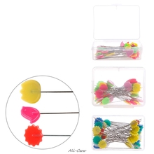 50X Patchwork Pins Flower Button Head Pins DIY Quilting Tool Sewing Accessories 2024 - buy cheap