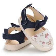 Sandalias de verano para bebé niña pequeña, zapatos y sandalias de princesa con estampado fresco para niños y niñas 2024 - compra barato