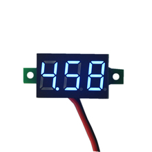 10PCS DC 3-30V Car Volt Voltage Panel Meter Gauge Voltmeter for Battery Monitor with Blue Led Display 2024 - buy cheap