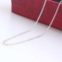 Collar de acero inoxidable 316L de 50cm de longitud con cadenas planas O de 1,5mm de ancho para hombres y mujeres, joyería al por mayor 2024 - compra barato