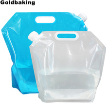 Goldbaking Collapsible Water Container BPA Free Plastic Water Carrier Outdoor Folding Bottle for Sport Camping 5/10 L 2024 - buy cheap