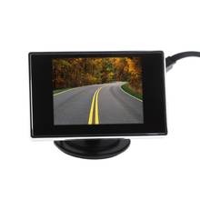 3,5 "Мини TFT LCD цветной монитор экран DVD VCD для автомобиля заднего вида резервная камера 2024 - купить недорого