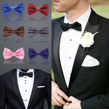 A Venda Men Gravata Solid Colors Bowtie Groom Colourful Plaid Cravat  Male Marriage Butterfly Wedding Bow ties Black White Gray 2024 - buy cheap