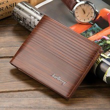 Fashion Solid Leather Men's Wallets Simple Style Purse For Man Card Holders Male Money Bag 2024 - buy cheap