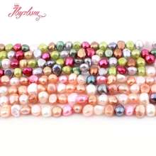 5-7mm Freshwater Pearl Baroque Natural Stone Beads For Bracelets Necklace DIY Jewelry Making Strand 14",Wholesale Free Shipping 2024 - buy cheap