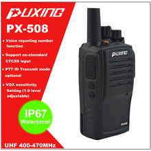 Hot Sale IP67 Waterproof Walkie Talkie Dust proof Radio Puxing PX-508 UHF 400-470MHz Portable Two-way Radio FM Transceiver 2024 - buy cheap