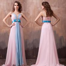 free shipping maxi 2018 gowns for women vestidos de festa new design formal gown banquet crystal Graduation bridesmaid Dresses 2024 - buy cheap