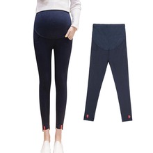 Calças para mulheres grávidas, roupas para maternidade para mulheres grávidas, calças skinny stretch de alta qualidade, adereço para amamentar, calças legging 2024 - compre barato