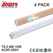 Top quality 0.6M 2ft led tube lights on promotion 4pcs/lot, CE Rohs approved 2024 - buy cheap