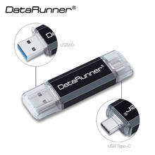 DataRunner TYPE C USB Flash drive 3.0 Pen Drive for Type-C Mobile 16GB 32GB 64GB 128GB 256GB High Speed 2 in 1 OTG Pendrive 2024 - buy cheap