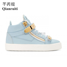 Qianruiti модные высокие кроссовки мужская повседневная обувь на шнуровке удобная резиновая подошва повседневная мужская обувь для вечеринки 2024 - купить недорого