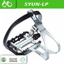 MTB road bike  stainless steel toe Real leather  BMX  Extreme fix gear plastic toe straps bicycle pedal 2024 - buy cheap