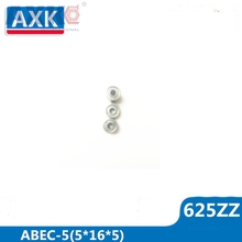 AXK 625ZZ подшипник ABEC-5 10 шт. 5x16x5 мм миниатюрные 625Z шарикоподшипники 625 ZZ EMQ Z3V3 качество 2024 - купить недорого