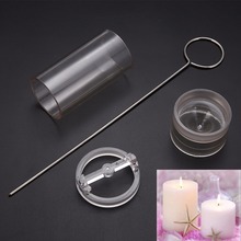 1PC Circular Plastic Candle Mold Round Transparent Acrylic Mould Candle Making Craft Stencil Handmade DIY Crafts 2024 - buy cheap
