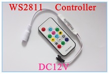 Mando a distancia inalámbrico DC12V 14key, minicontrolador RF para tira led WS2811/WS2812B 2024 - compra barato