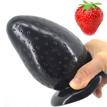 Big Anal Plug with Suction Cup Strawberry Butt Plug Anus Massage Huge Anal Stuffed Stopper Gay Sex Toys Prostata Massage Dildo 2024 - buy cheap