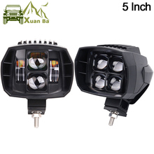 2Pcs 5 inch 35W Led Work Light High-Low Beam 12V 4x4 Offroad Boat Truck SUV ATV Motorcycle Headlight For Jeep 24V Driving Lights 2024 - buy cheap