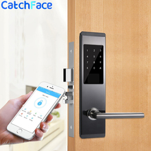 Venta caliente de acero inoxidable inteligente cerradura de puerta bluetooth app wifi inteligente cerradura de la puerta electrónica de seguridad cerradura de la puerta 2024 - compra barato