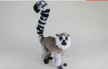 creative simualtion lemur model plastic& furs monkey toygift 22x7x32cm a102 2024 - buy cheap