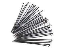 1000 pcs Gunmetal Preto Headpins, encontrar Fornecimento Destash, Ferro chapeado 50mm Chumbo, níquel LIVRE 2024 - compre barato