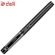 Deli 12 pens neutral pen student test necessary 12pcs 1mm black ink refills replacement writing gel pen school office stationery 2024 - buy cheap