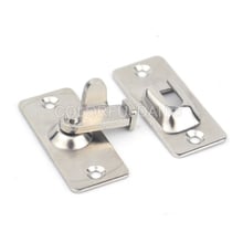 2PCS Mini 90 Degree Stainless Steel Lock For Sliding Barn Wood Door Hardware Latch JF1704 2024 - buy cheap